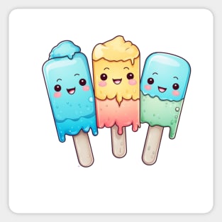 Cute Kawaii Popsicles Sticker